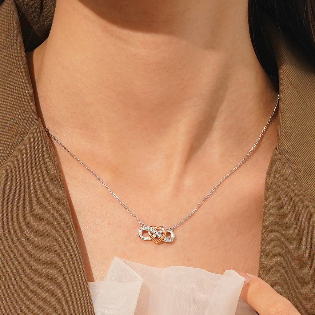 Infinite Love Engravable Necklace image number 5
