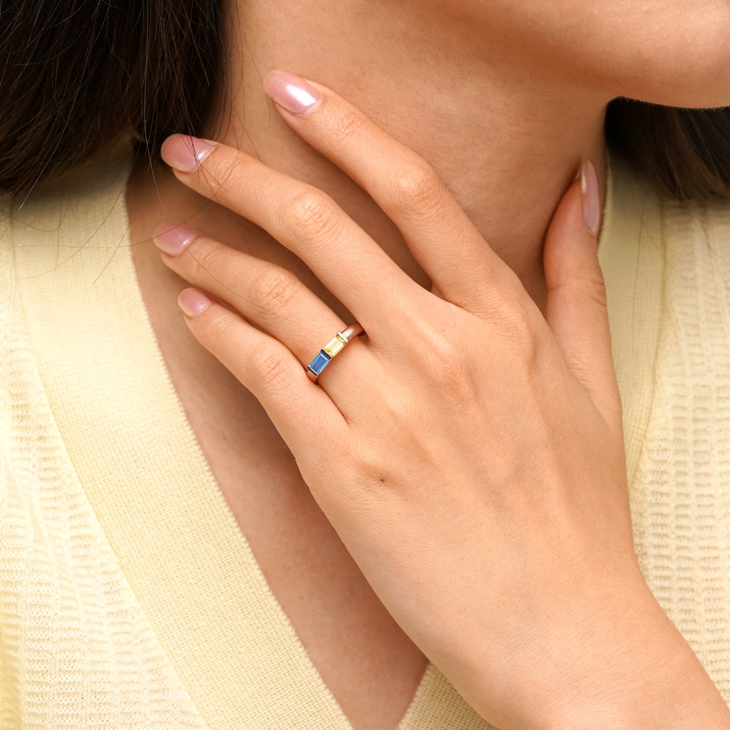 Birthstone Friendship Ring image number 4