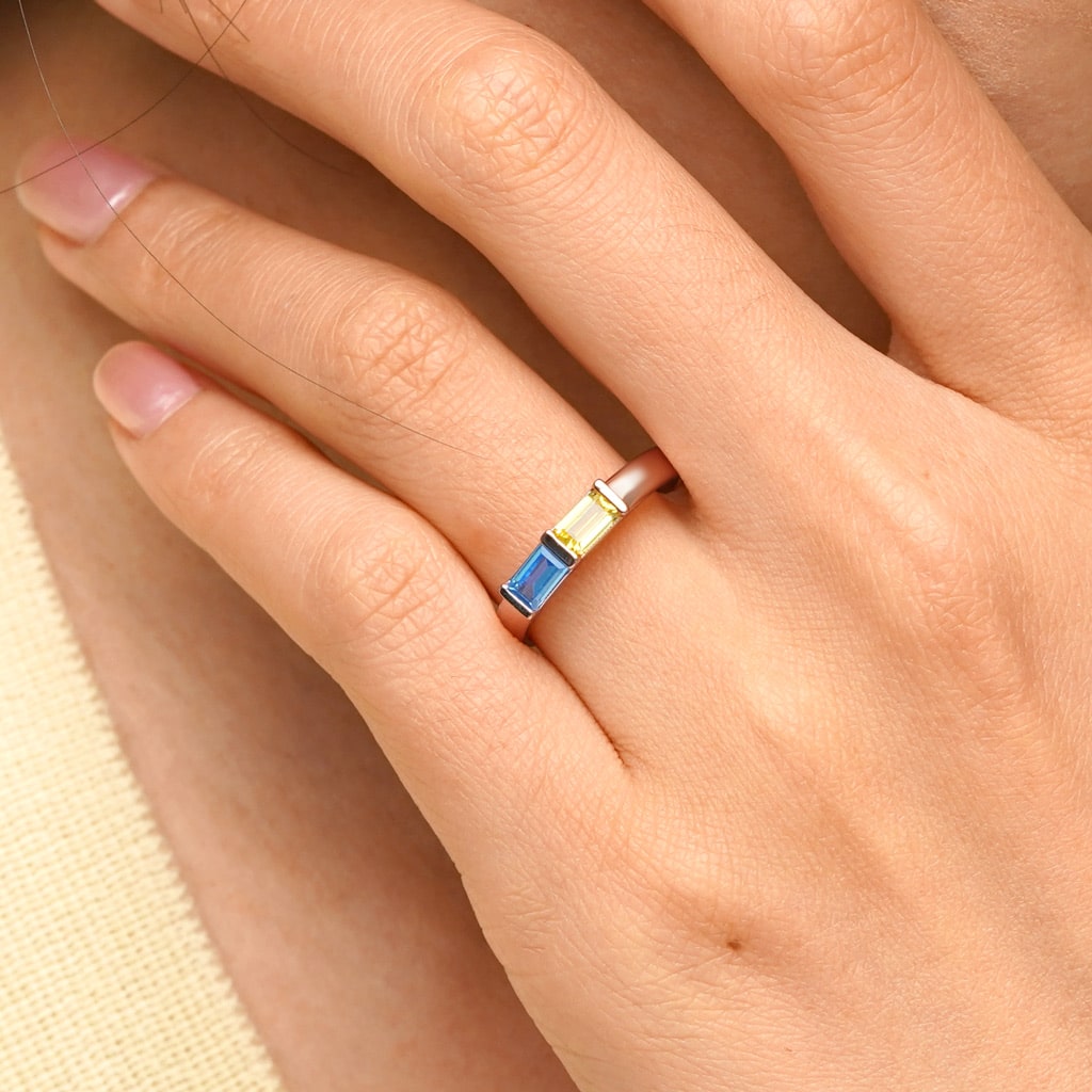 Birthstone Friendship Ring image number 5