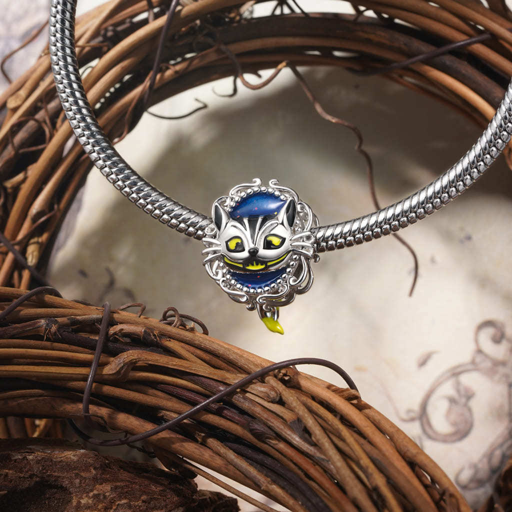 Cunning Cheshire Cat Glow-in-the-Dark Charm image number 4