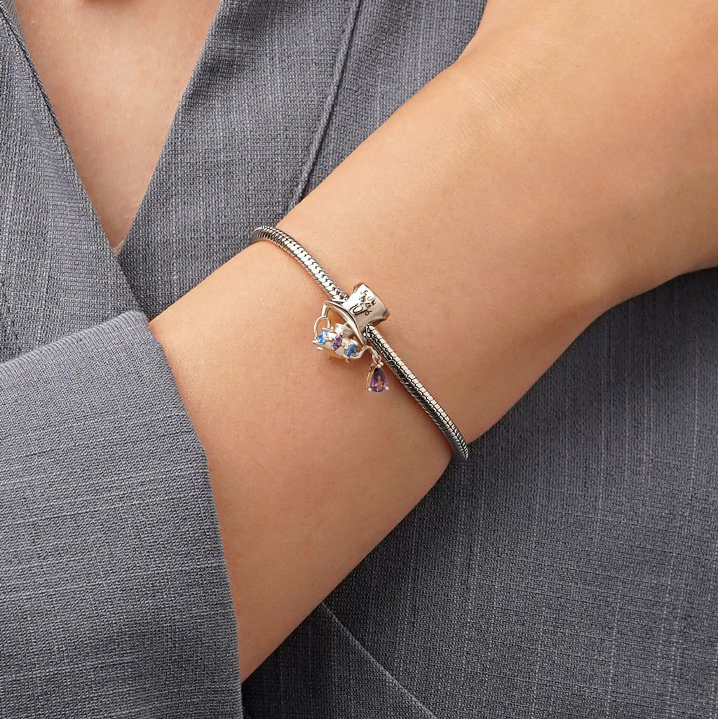 Mad Hatter Teapot Charm image number 4