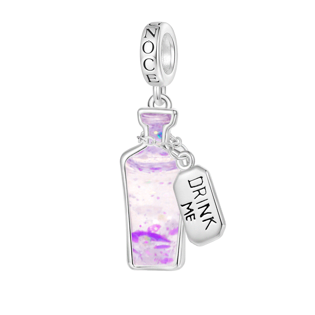 Glow-in-the-Dark Alice's Magic Potion Pendant image number 0