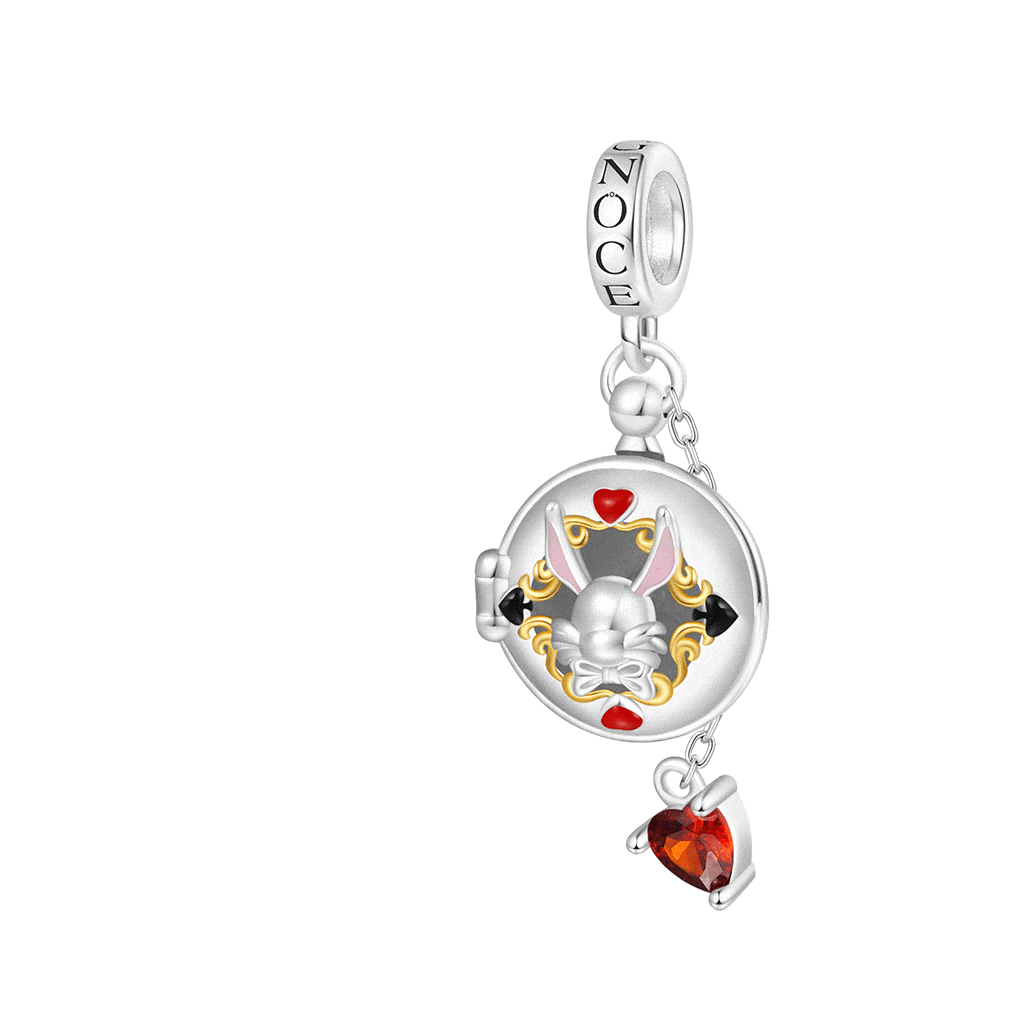 Pocket Watch Rabbit Ears Pendant image number 0