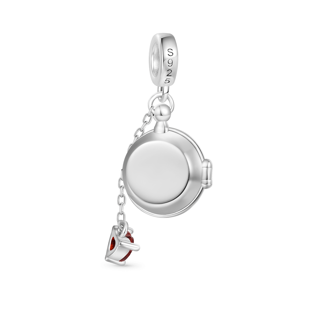 Pocket Watch Rabbit Ears Pendant image number 2