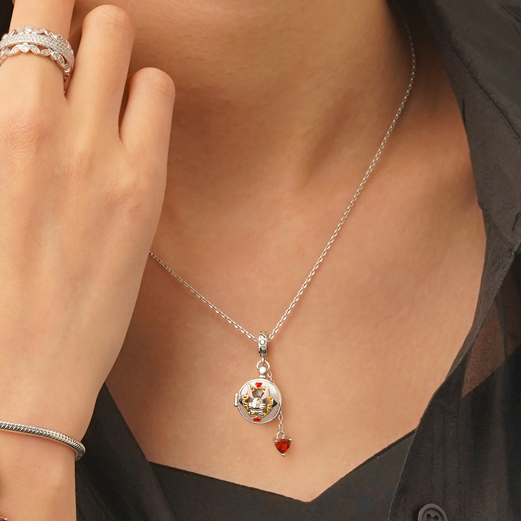 Pocket Watch Rabbit Ears Pendant image number 5