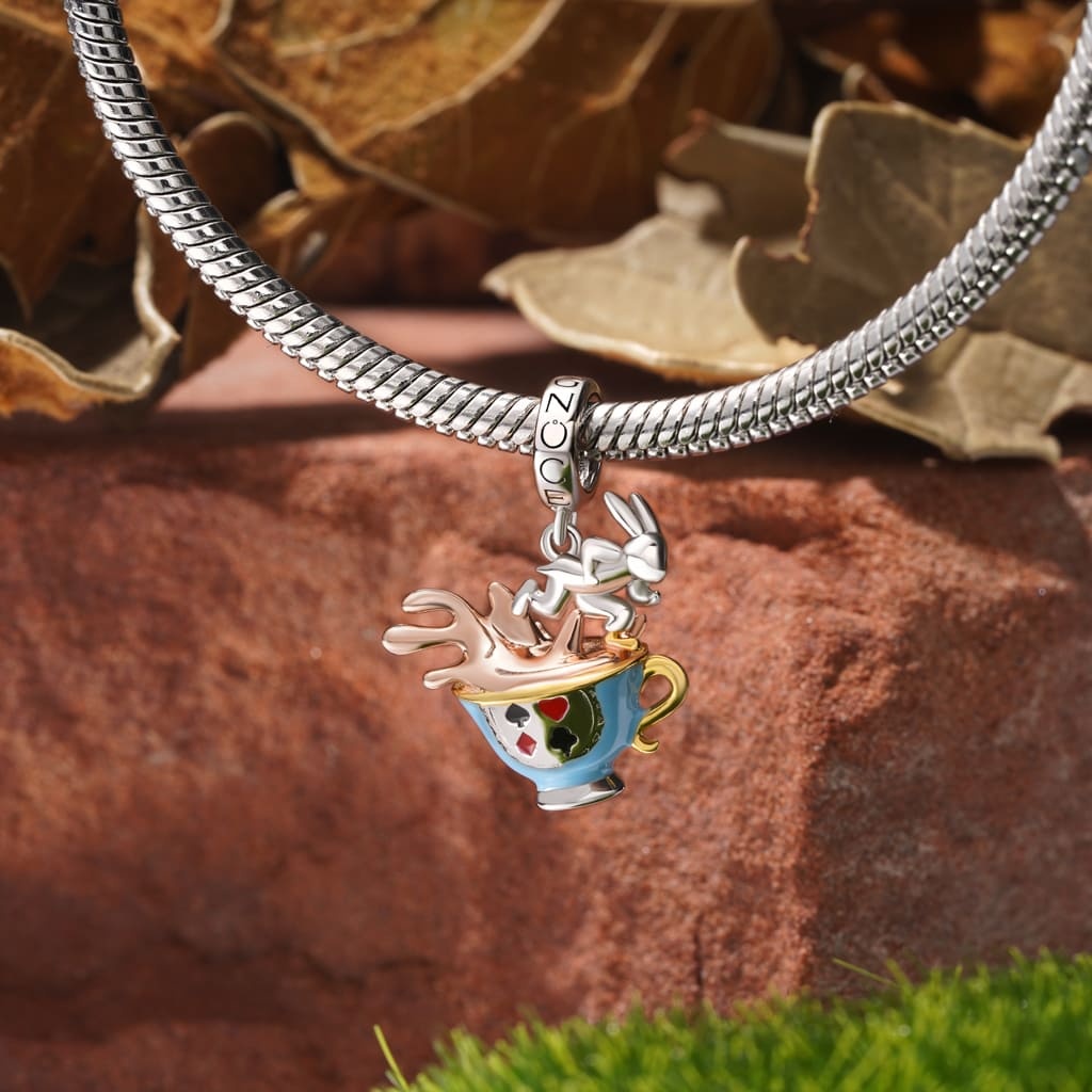 Teacup Rabbit Pendant image number 2