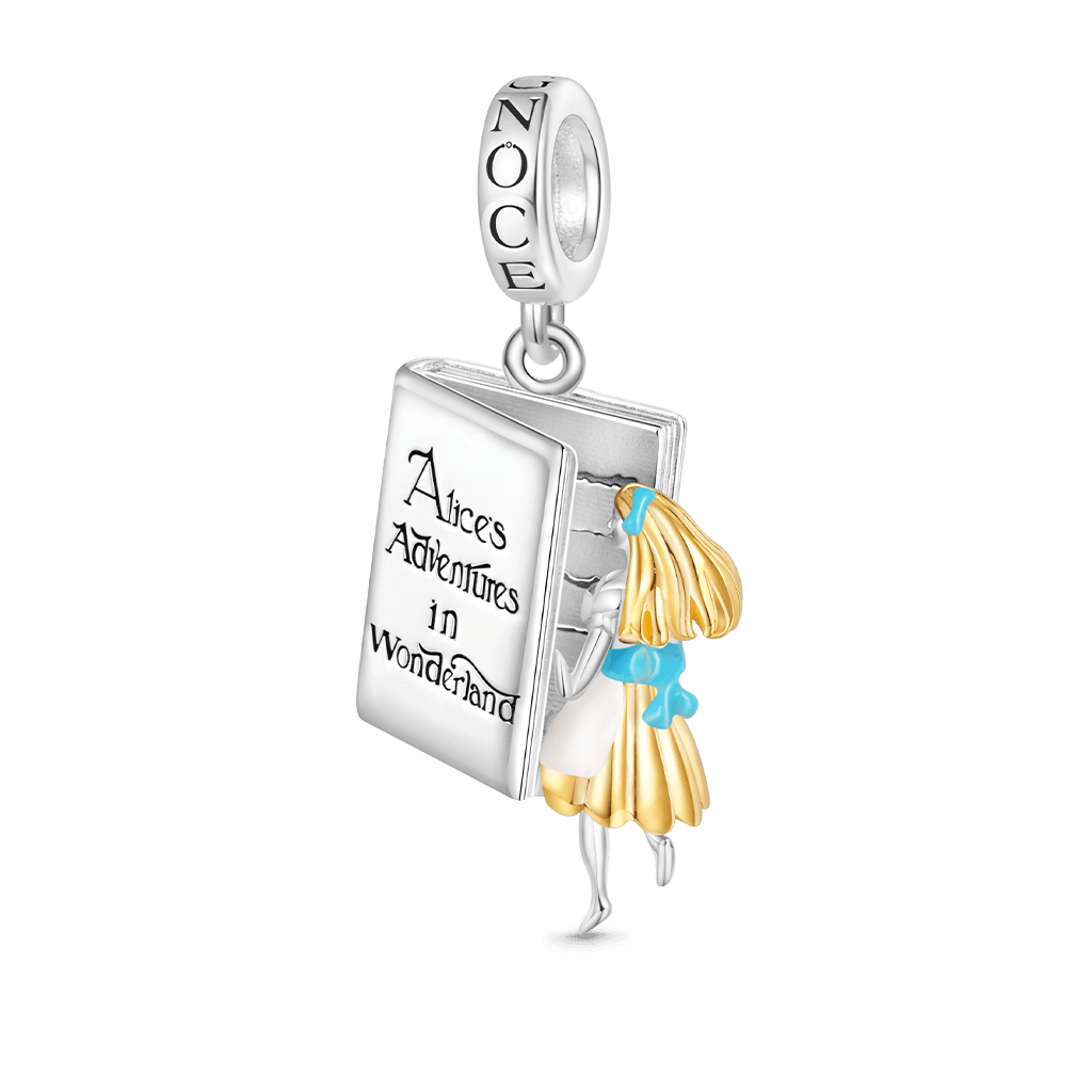 Alice Adventure In Wonderland Book Pendant image number 0