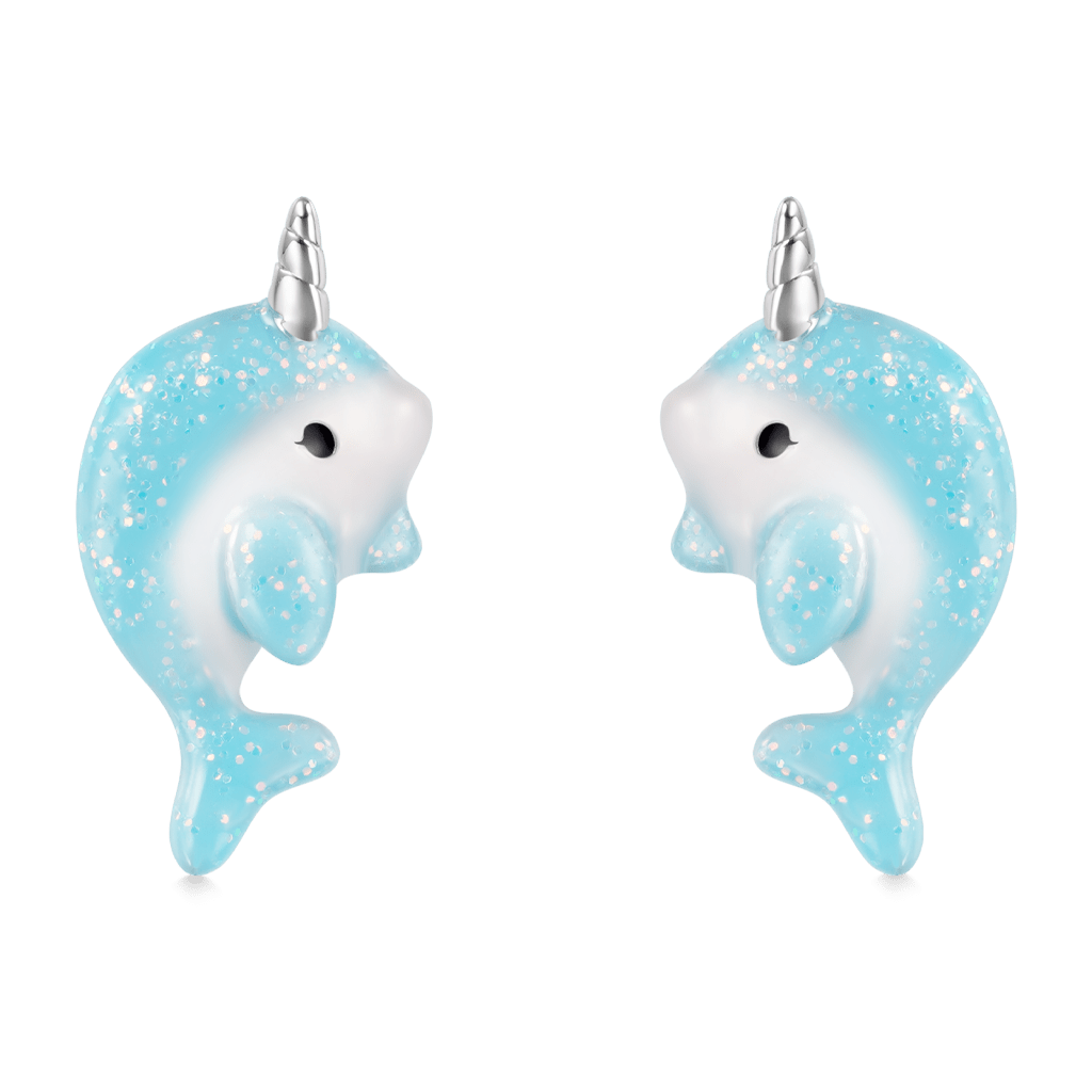 Narwhal Stud Earrings image number 0