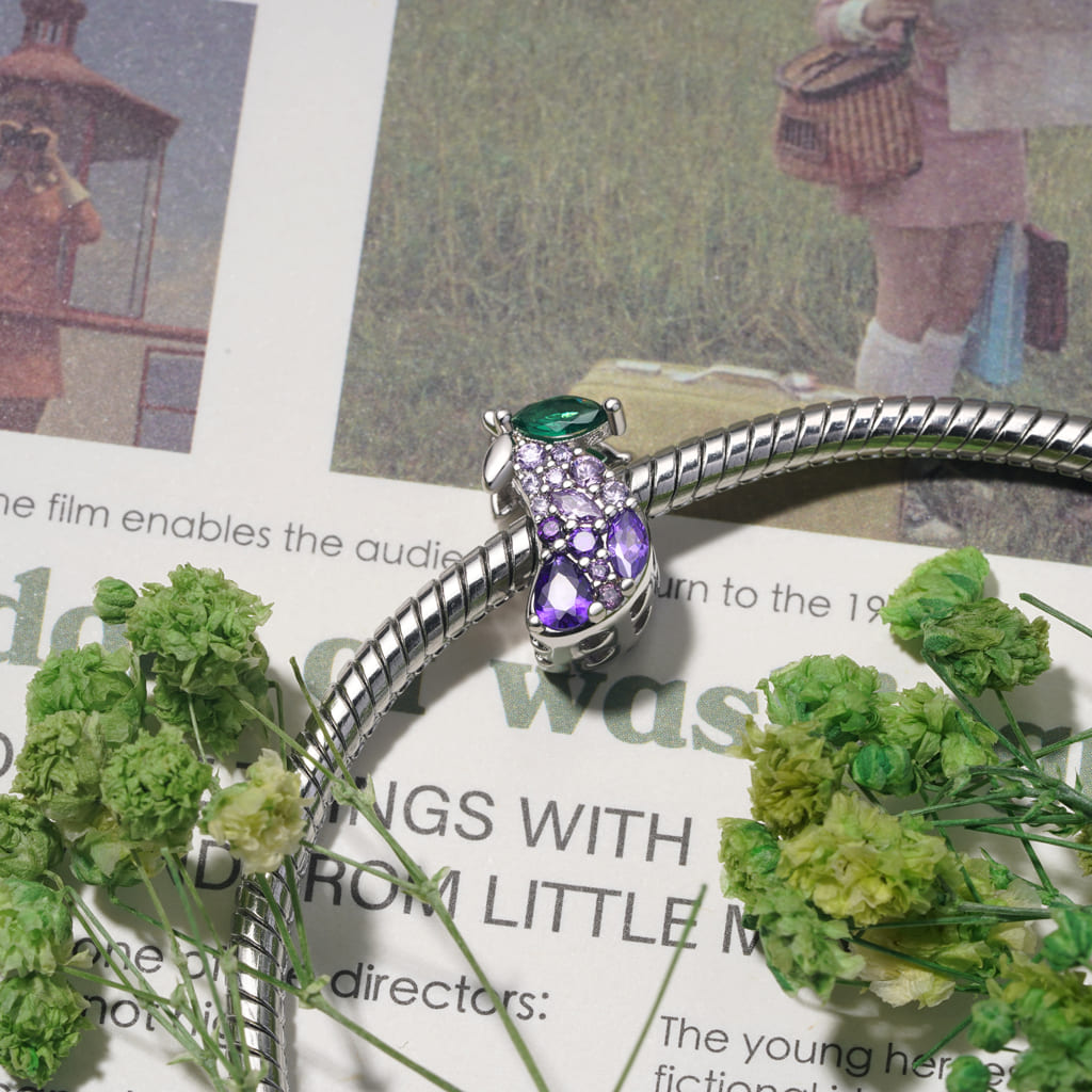 Purple Eggplant Charm image number 2