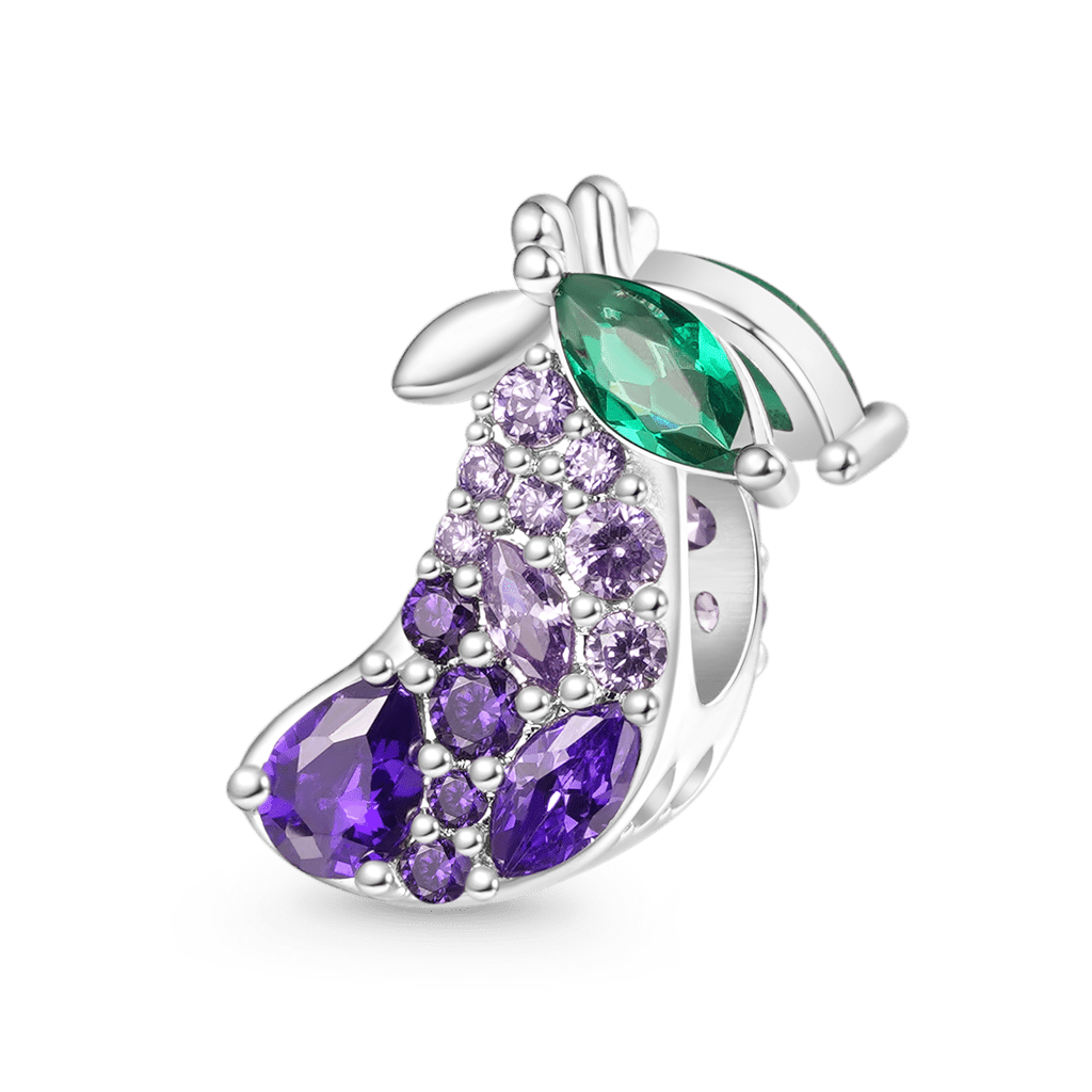 Purple Eggplant Charm image number 0