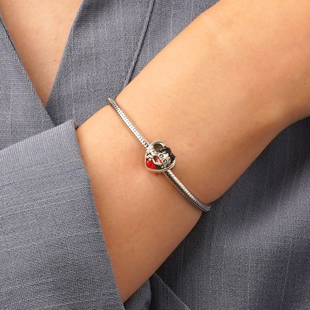 Betty Boop Hugs Puppy Charm image number 4