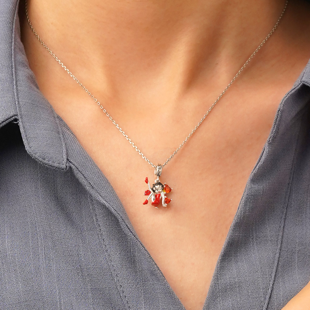 Red Dress Betty Boop Pendant image number 4
