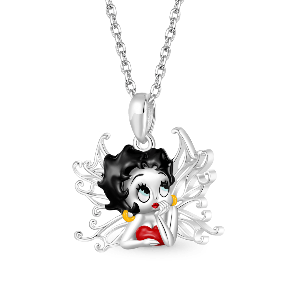 Betty Boop Wings Necklace image number 0