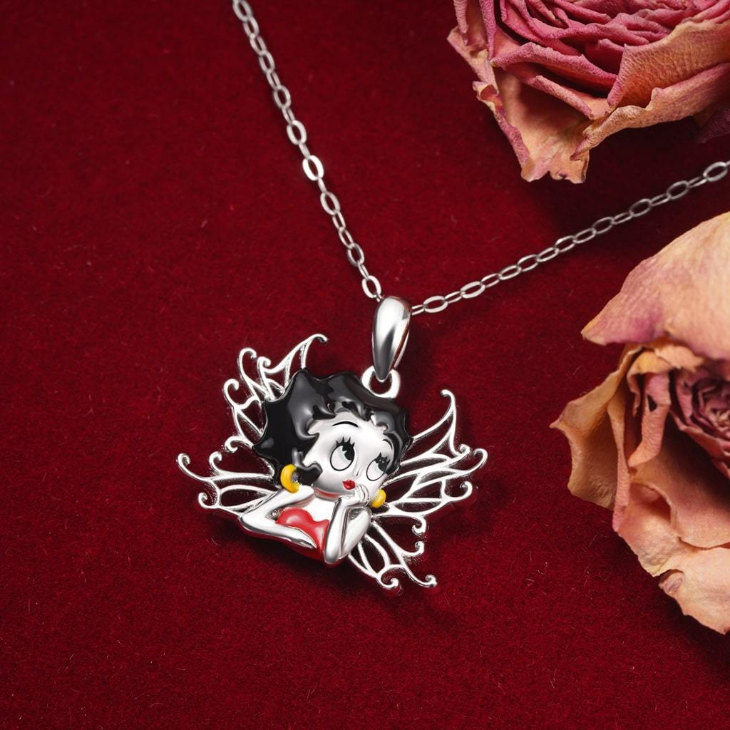 Betty Boop Wings Necklace image number 2