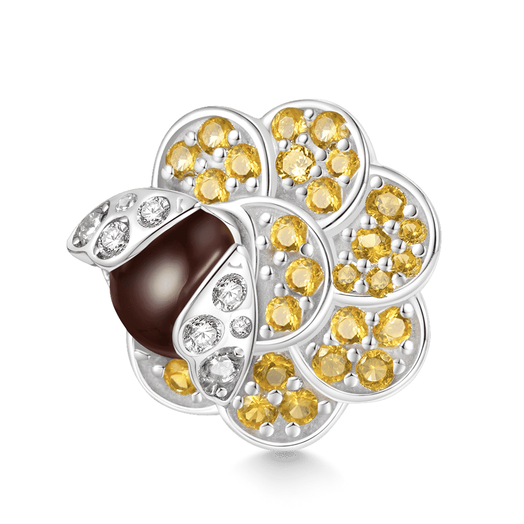 Flower Bee Stopper Charm image number 0