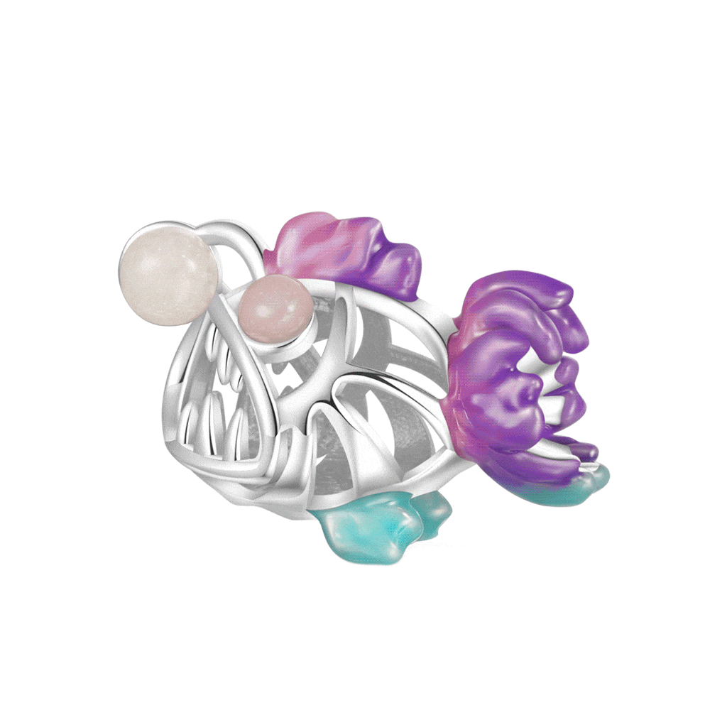 Glow-in-the-dark Anglerfish Charm image number 0