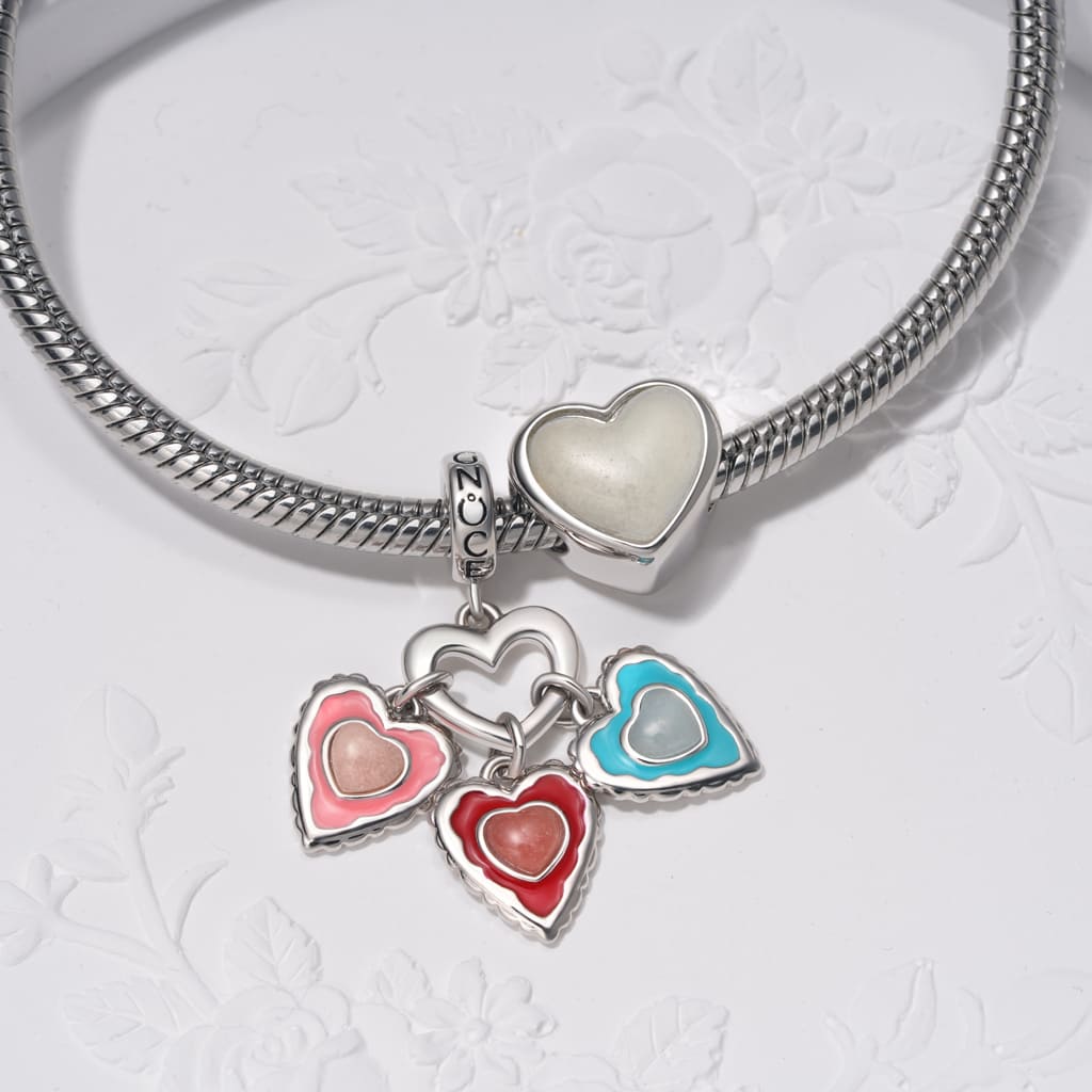 Engravable Letter Heart Charm image number 3