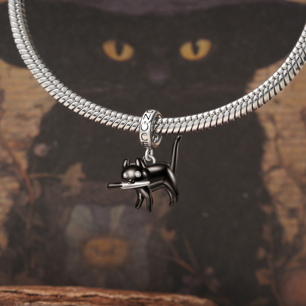 Black Cat Pendant image number 3
