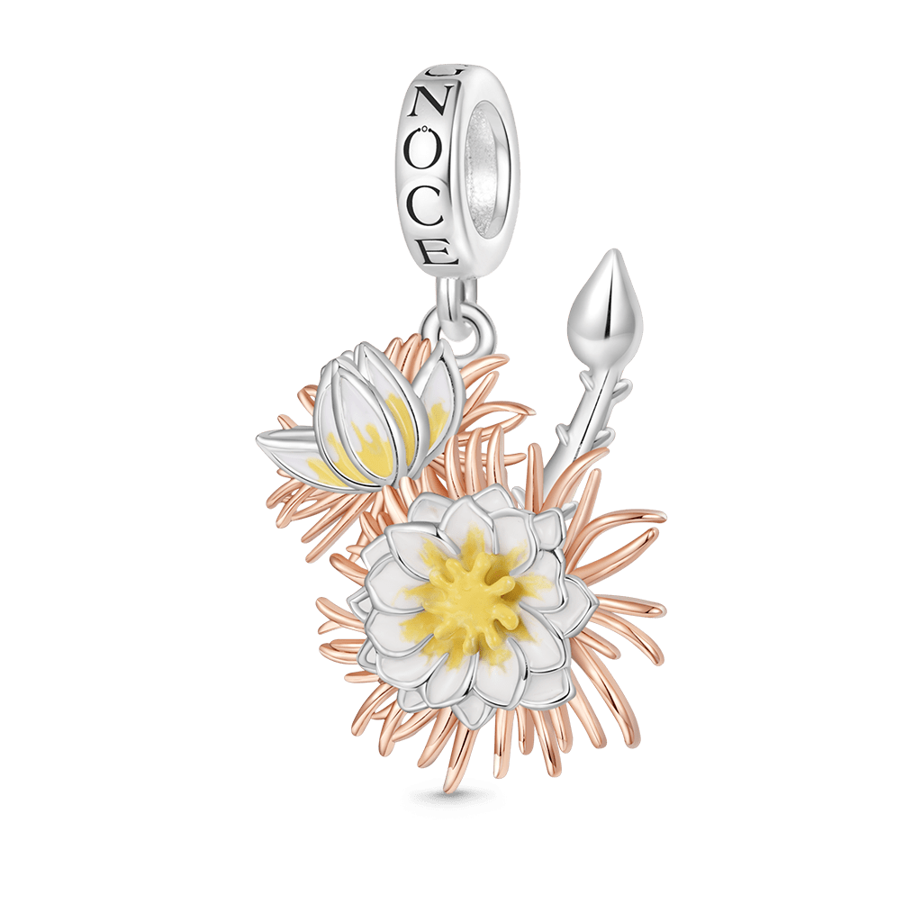 Night-Blowing Cereus Flower Pendant image number 0