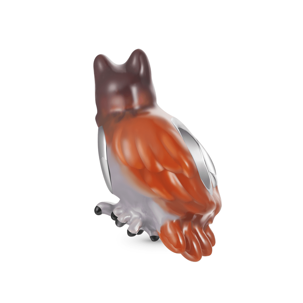 Great Horned Owl Charm image number 1