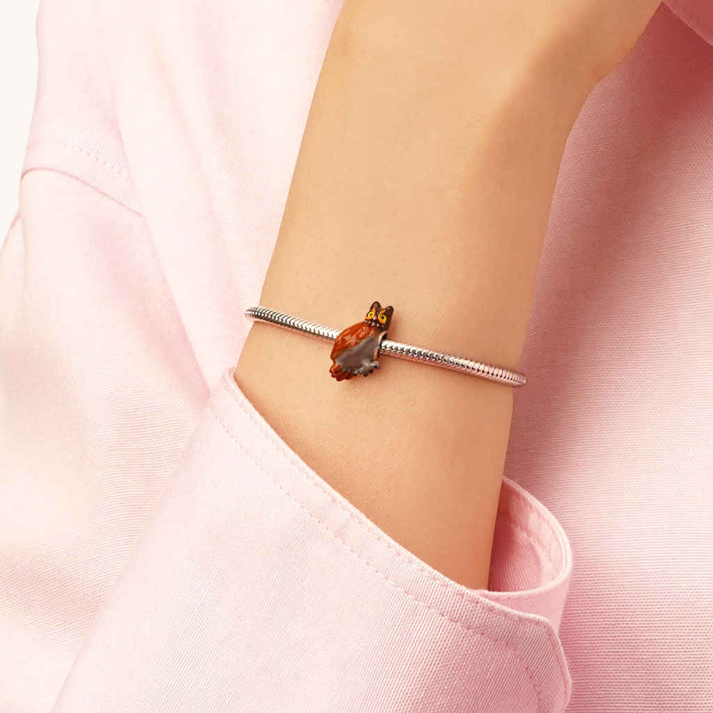 Great Horned Owl Charm image number 4