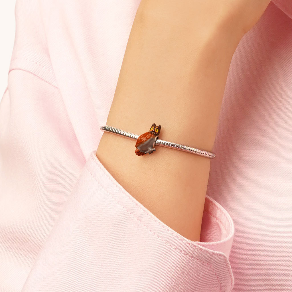 Great Horned Owl Charm image number 4