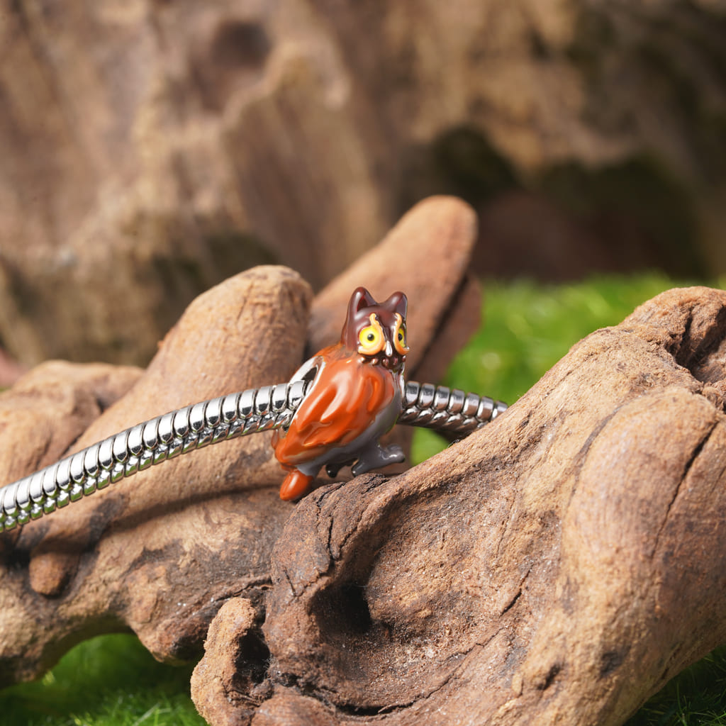 Great Horned Owl Charm image number 2