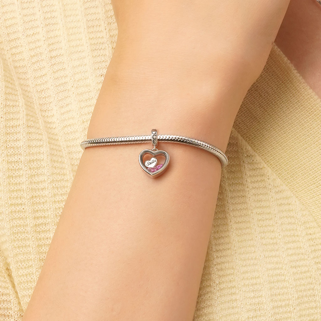 Engravable Heart Pendant image number 6