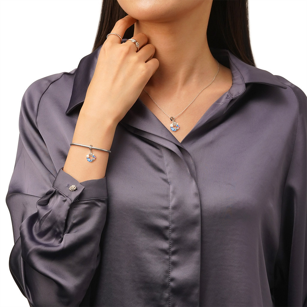 Shell Pearl Garland Pendant image number 4