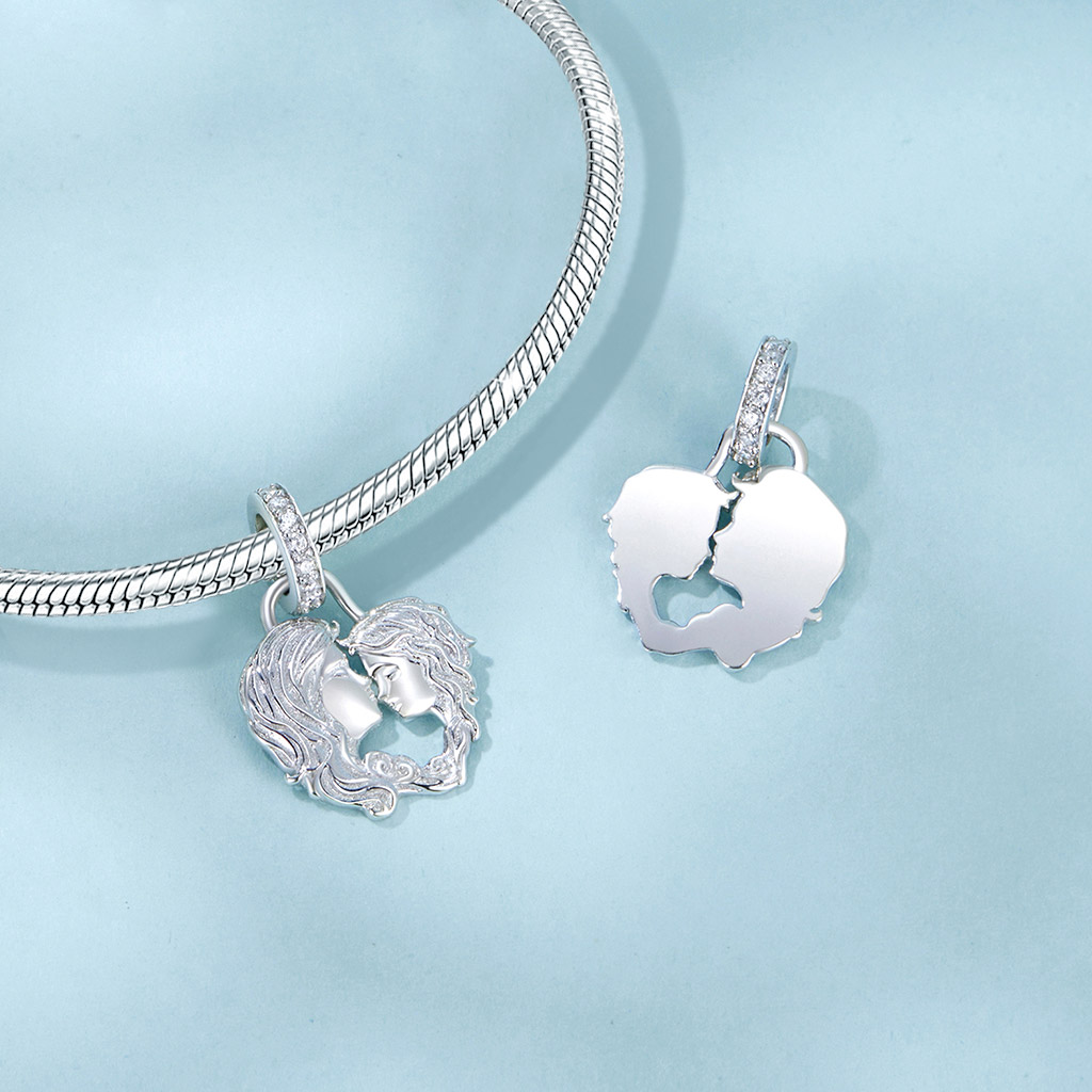 Mother Daughter Family Pendant image number 1