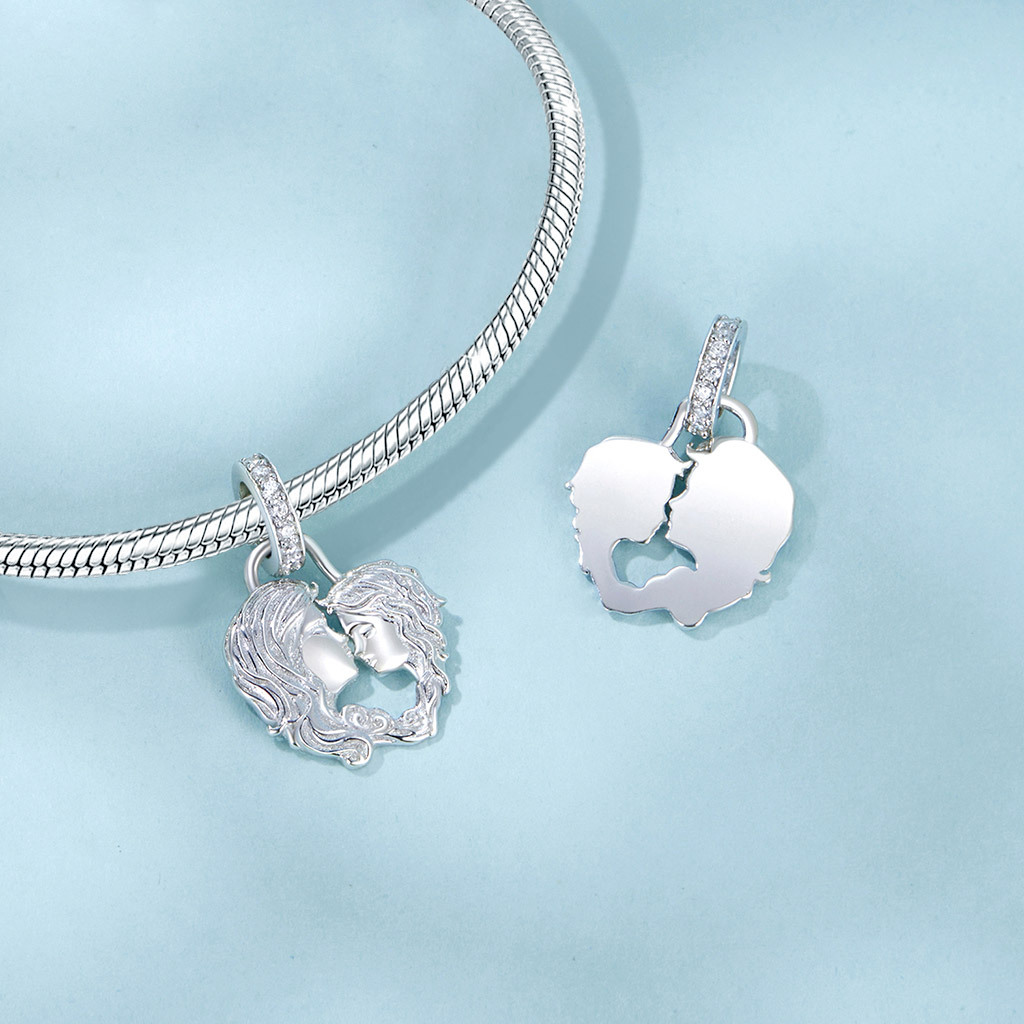 Mother Daughter Family Pendant image number 1