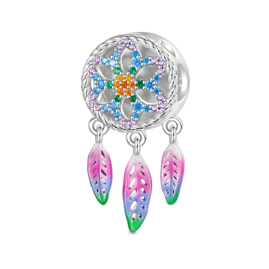 Rainbow Dream Catcher Charm image number 1