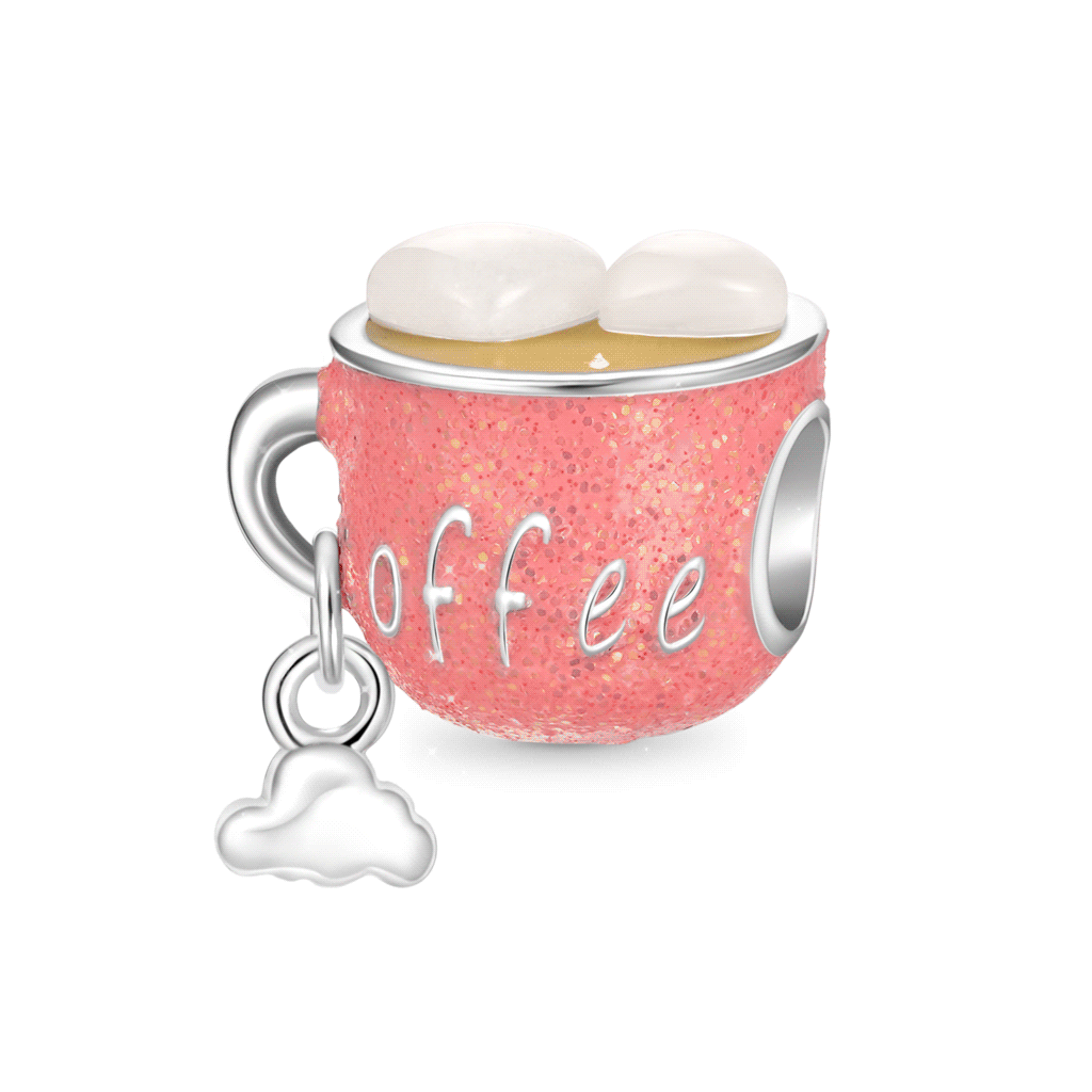 Marshmallow Coffee Cup Charm image number 0