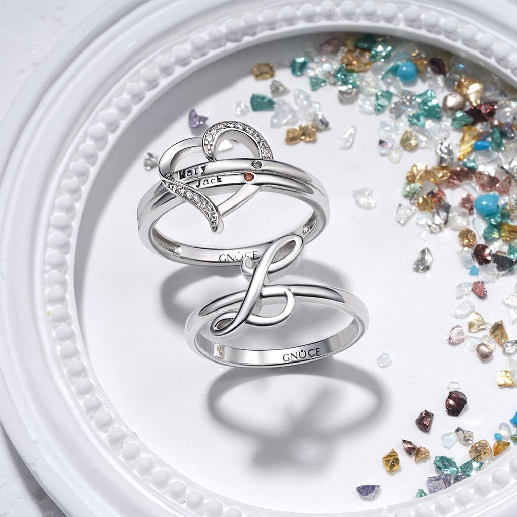 Personalized Heart Ring image number 4