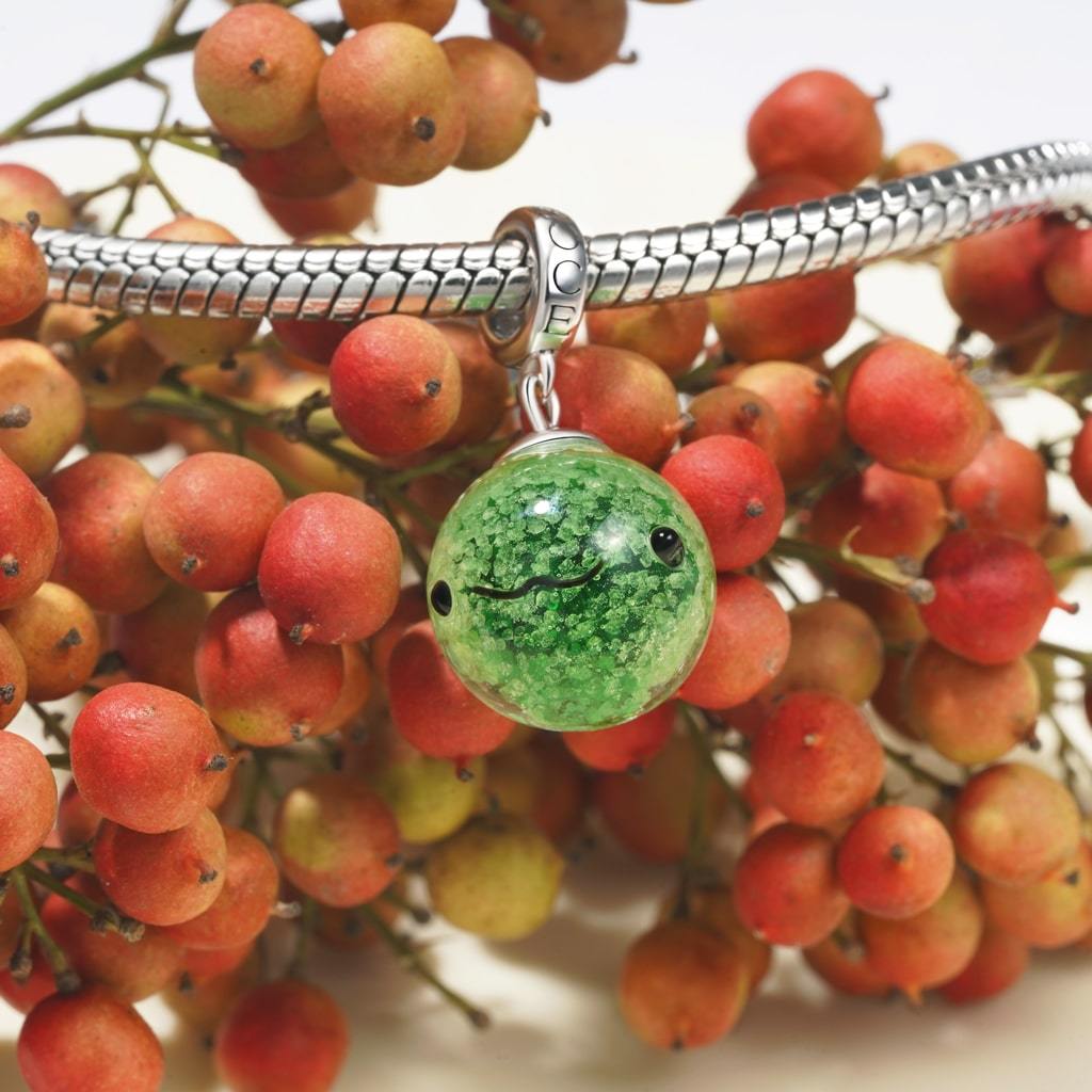 Green Seaweed Ball Pendant image number 2