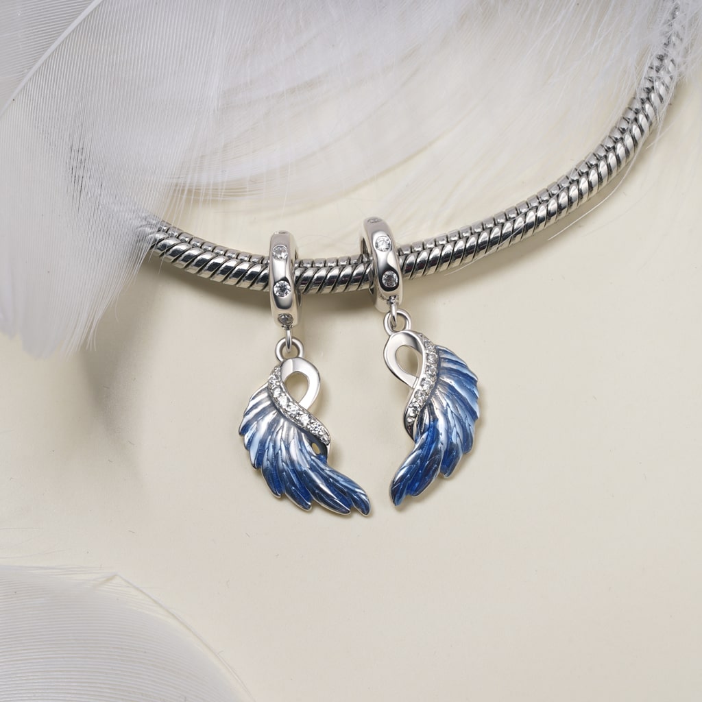 Blue Wings Double Pendant image number 3