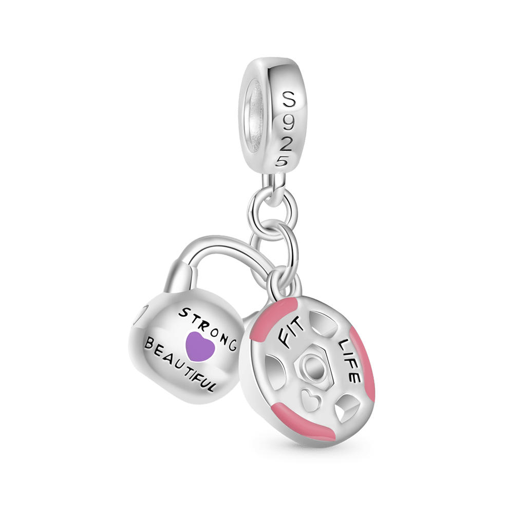 Kettlebell & Barbell Plate Pendant image number 1