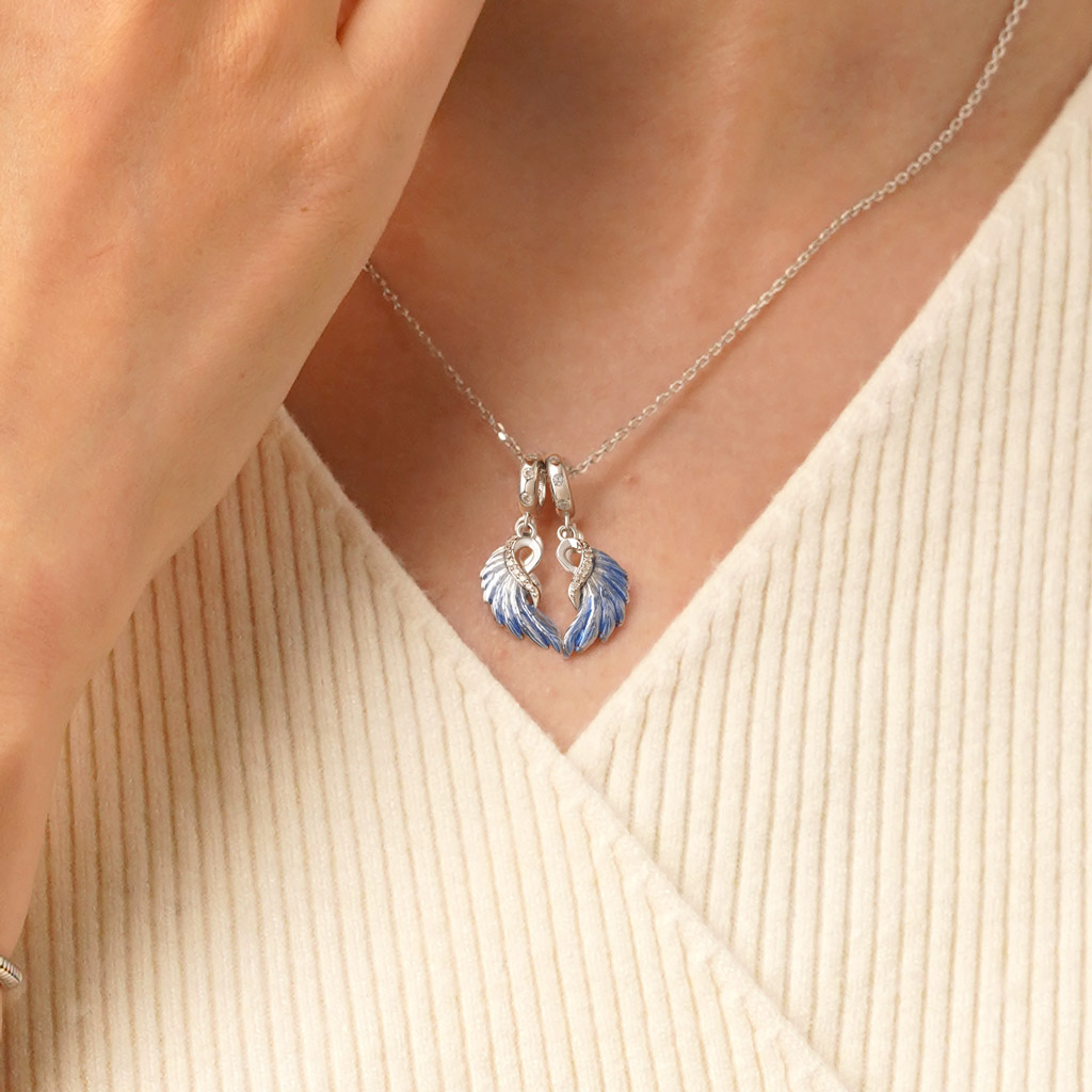 Blue Wings Double Pendant image number 5