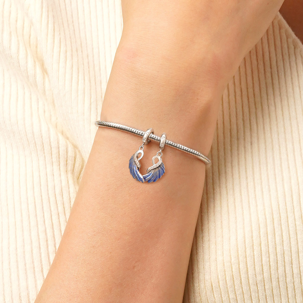 Blue Wings Double Pendant image number 6