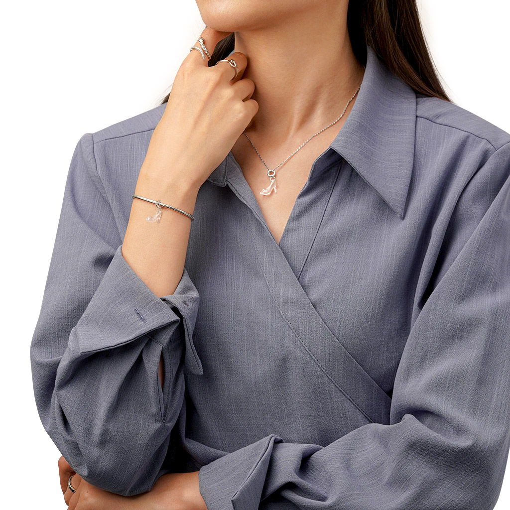 Cinderella Glass Slipper Pendant image number 3