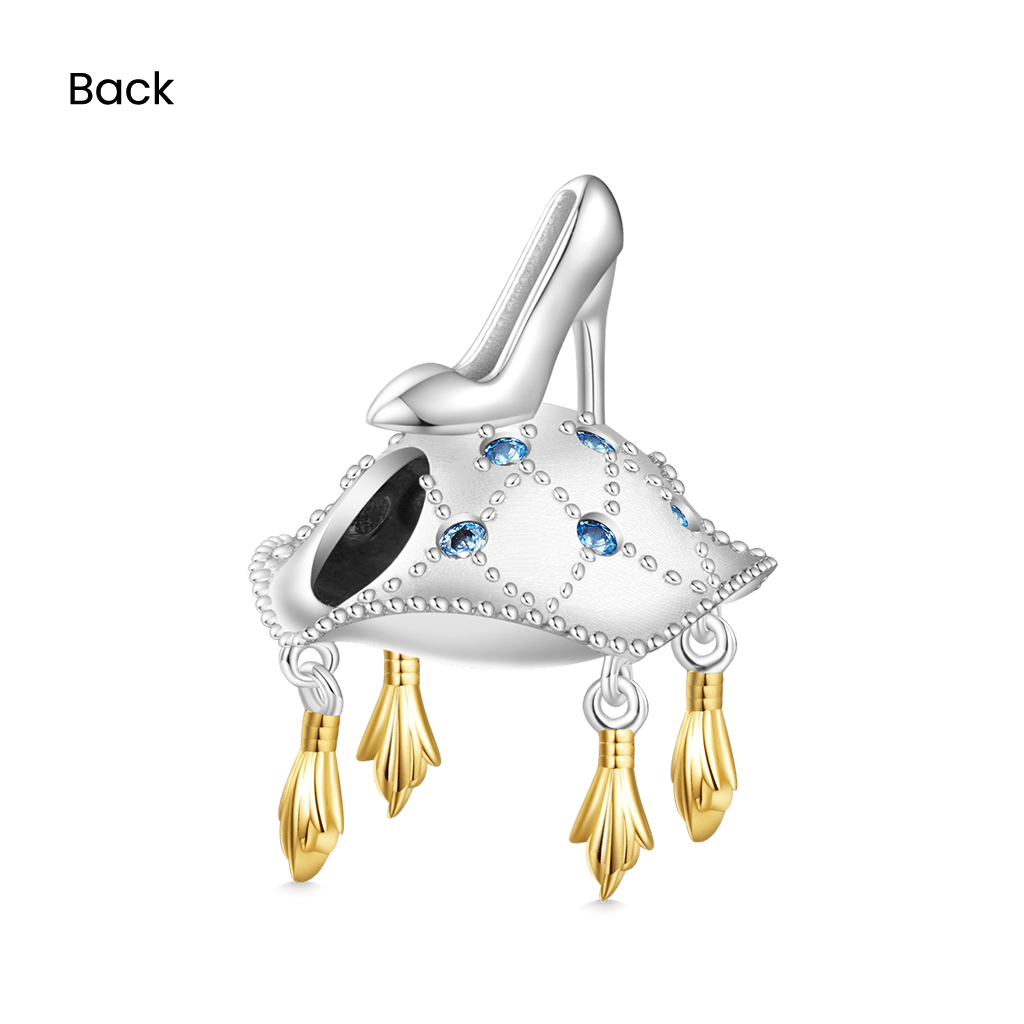 Upholstered Glass Slipper Charm image number 1