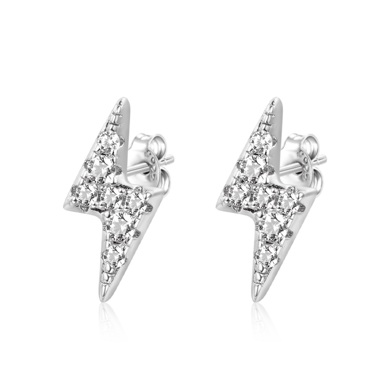 Lightning Stud Earrings image number 2