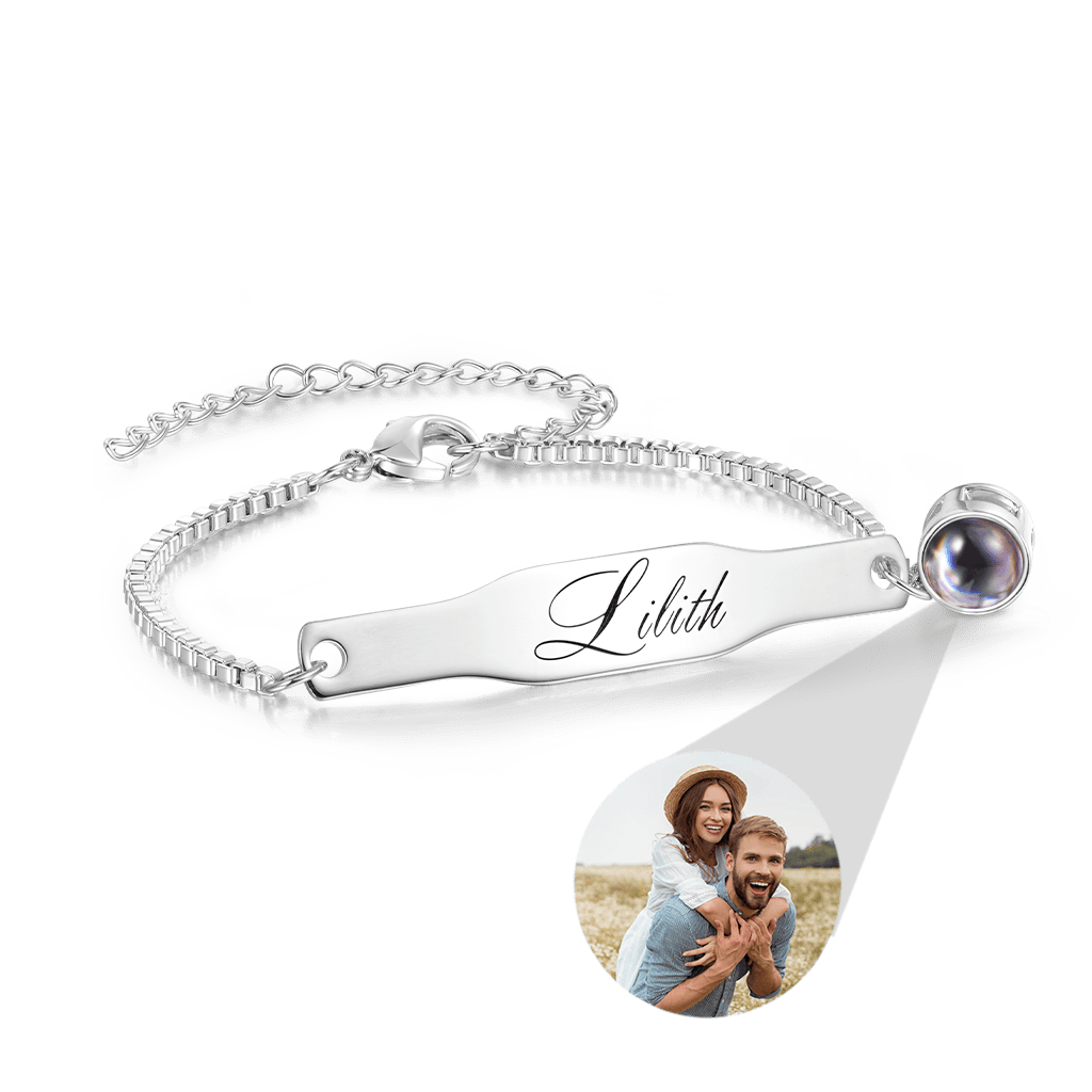 Projection Couple's Memories Engravable Bracelet image number 0