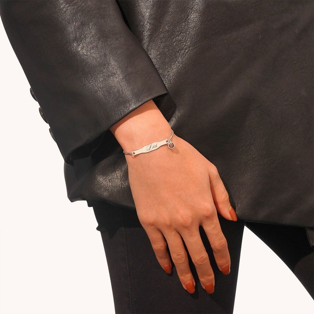 Projection Couple's Memories Engravable Bracelet image number 2