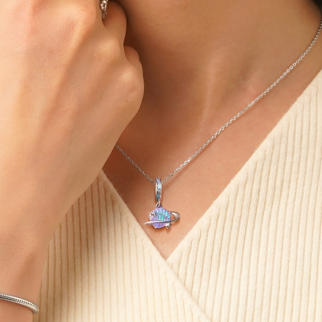 Color Shell Planet Pendant image number 5