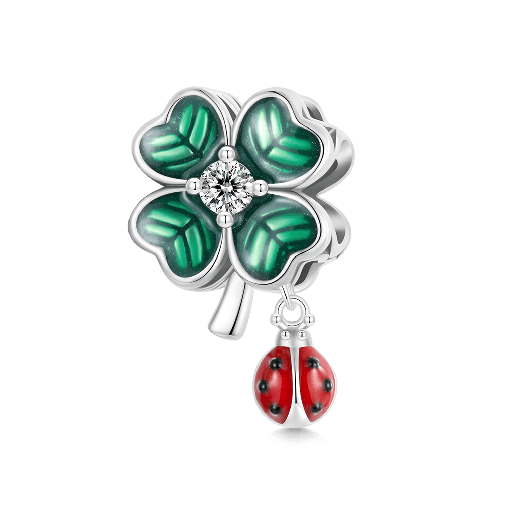 Four Leaf Clover Ladybug Charm image number 0