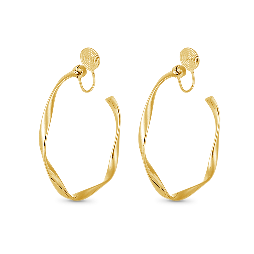 Geometric Element Circle Ear Clips image number 0