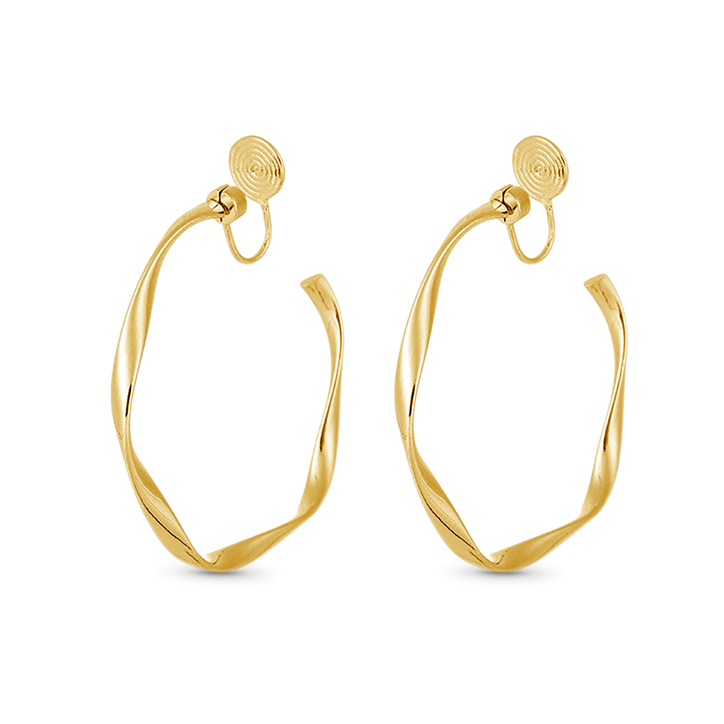 Geometric Element Circle Ear Clips image number 0