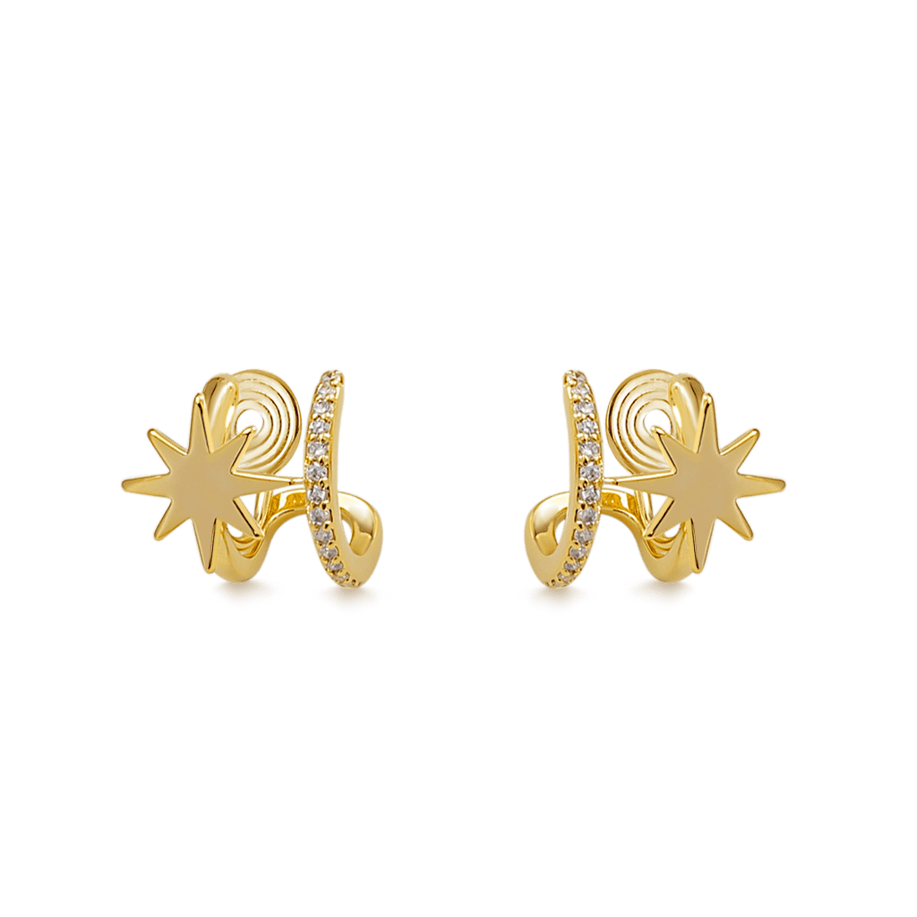 Mini Star Simple Ear Clips image number 0