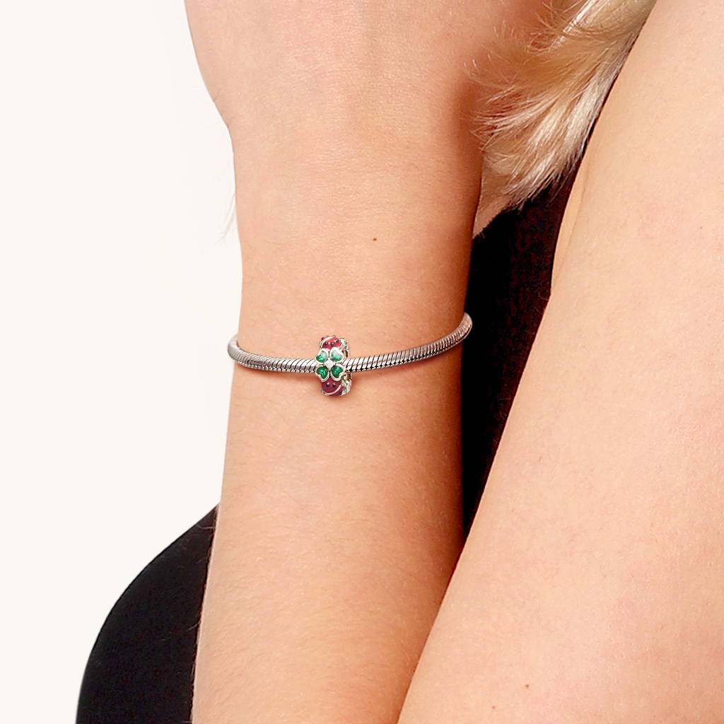 Four Leaf Clover Ladybug Stopper image number 3